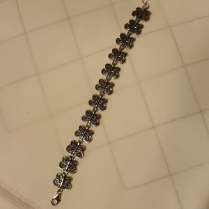 Sterling butterfly bracelet